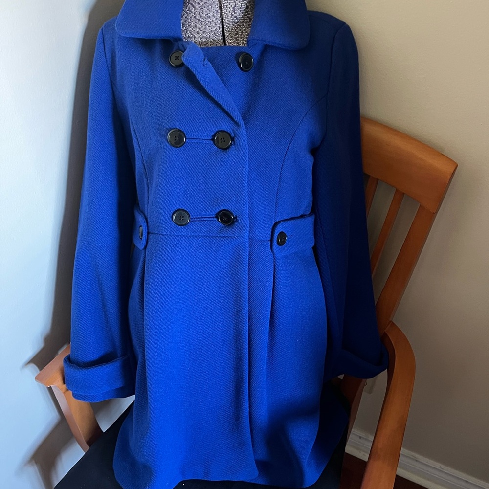 NWT Old Navy cobalt blue coat size S